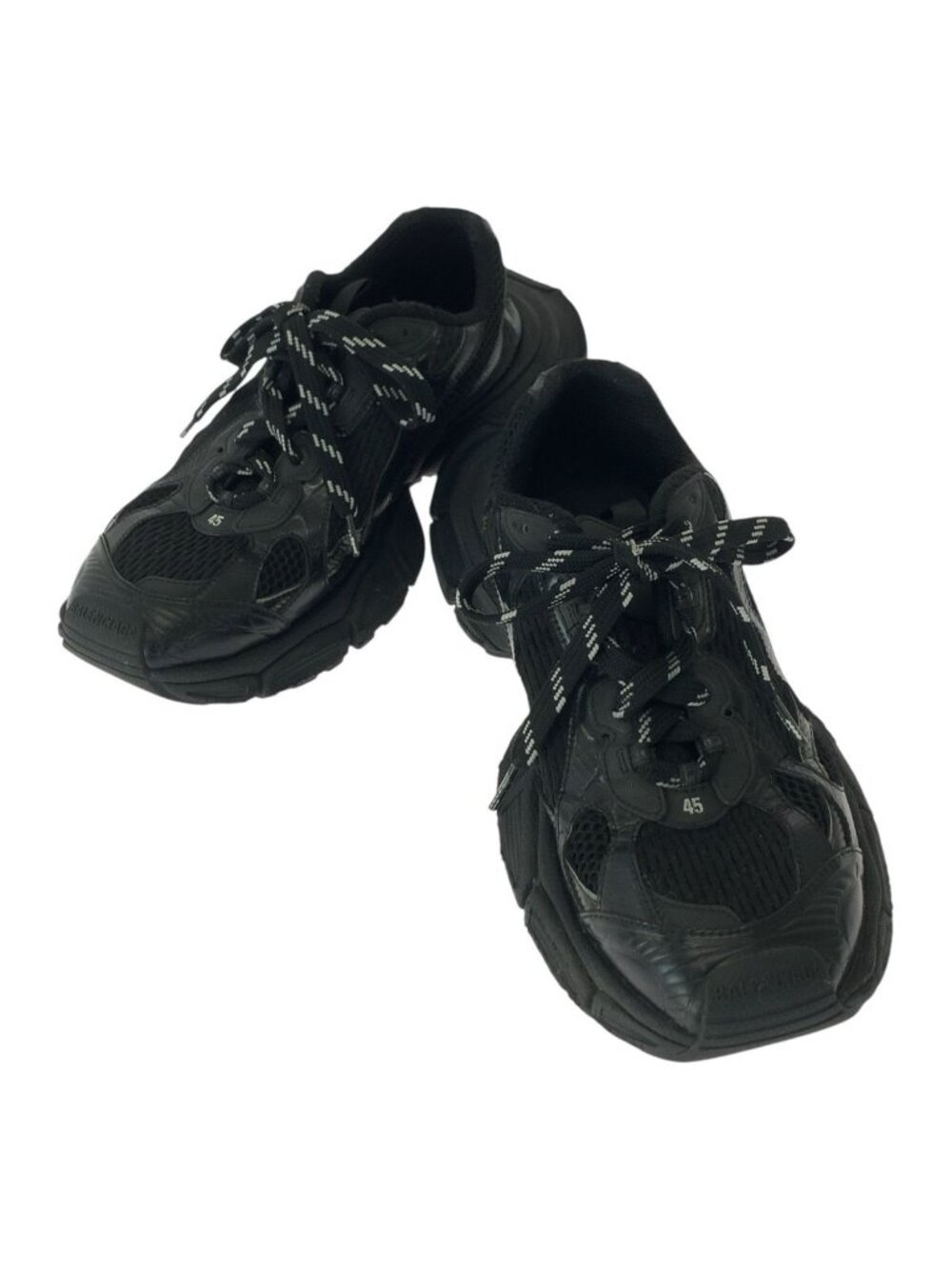 Balenciaga 3XL JP Black Polyurethane Polyester Sneakers